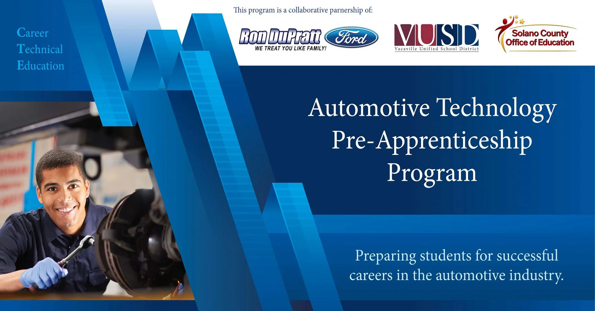 Automotive pre-apprenticeship program at Ron DuPratt Ford